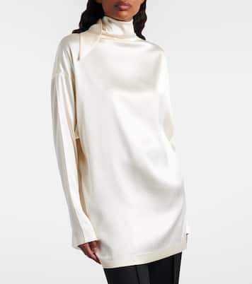 Bluse Fluid Knot aus Satin | Phoebe Philo