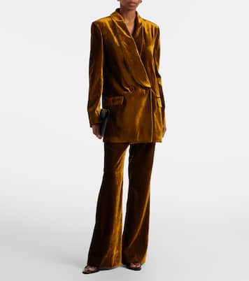 Blazer doppiopetto in velluto | Nina Ricci