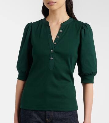 Top Coralee aus einem Baumwollgemisch | Veronica Beard