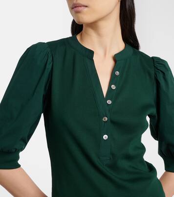 Top Coralee aus einem Baumwollgemisch | Veronica Beard