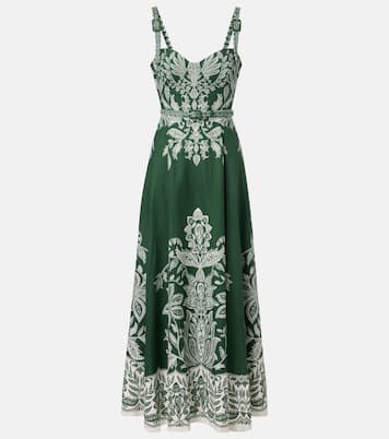 Maxikleid Miranda aus einem Leinengemisch | Farm Rio