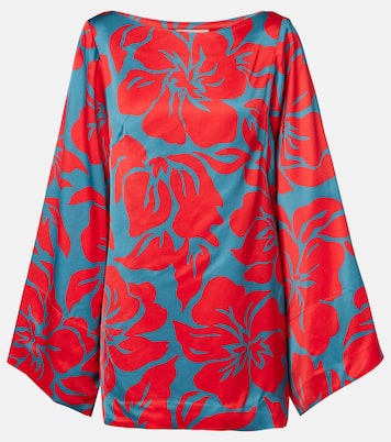 Charli printed satin top | Dries Van Noten