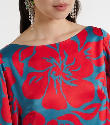 Charli printed satin top | Dries Van Noten