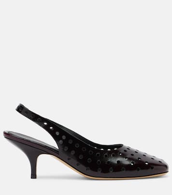 65 perforated leather slingback pumps | Dries Van Noten