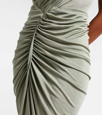 Asymmetrische Robe aus Jersey | Rick Owens