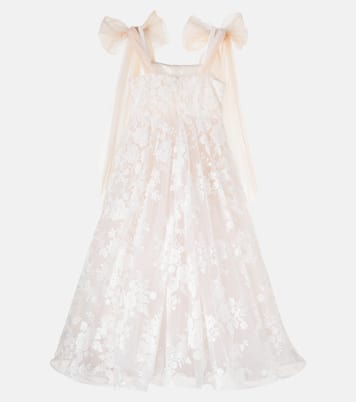 Vestido Manuela bordado floral | Il Gufo