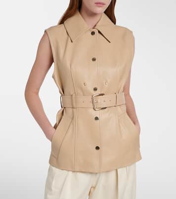 Stenzone convertible leather jacket | Sportmax