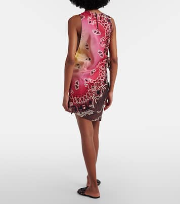Printed silk minidress | The Attico