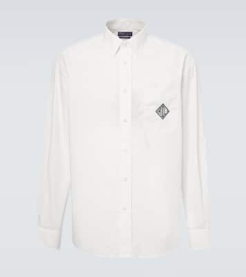 Chemise brodée en popeline de coton | Ralph Lauren Purple Label