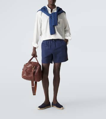 Chemise brodée en popeline de coton | Ralph Lauren Purple Label