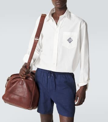 Chemise brodée en popeline de coton | Ralph Lauren Purple Label