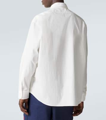 Chemise brodée en popeline de coton | Ralph Lauren Purple Label