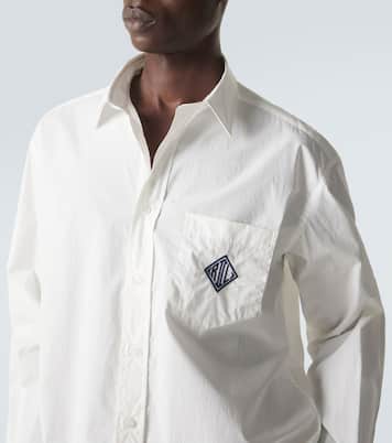 Chemise brodée en popeline de coton | Ralph Lauren Purple Label