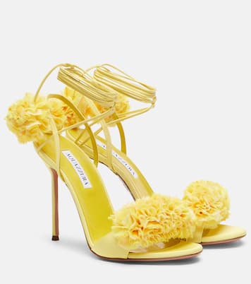 Sandalen Cherry Kiss mit Leder | Aquazzura