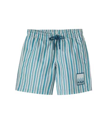 Hansi striped swim tunks | Wheat