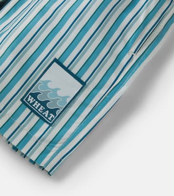 Hansi striped swim tunks | Wheat