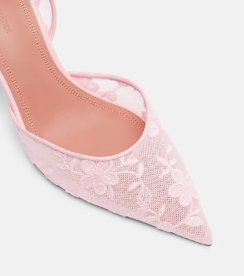 Escarpins slingback Holli en dentelle | Amina Muaddi