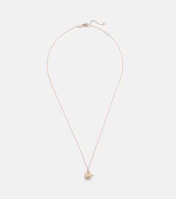 Collier Puffer Fish en or 14 ct (585/1000) et diamants | Stone and Strand