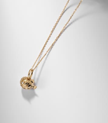 Collier Puffer Fish en or 14 ct (585/1000) et diamants | Stone and Strand