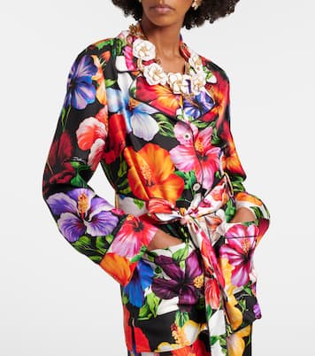 Hemd aus Seidensatin | Dolce&Gabbana