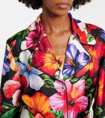 Hemd aus Seidensatin | Dolce&Gabbana