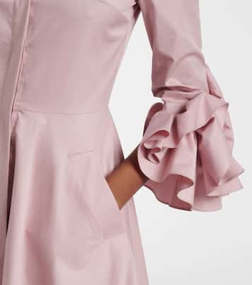 Belisse cotton poplin shirt dress | Safiyaa