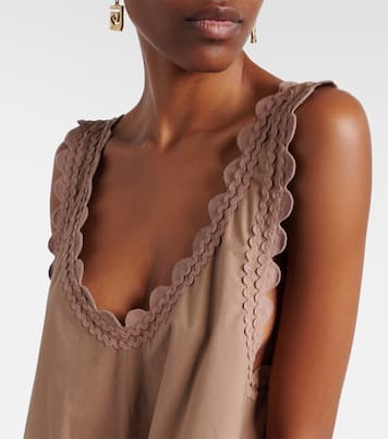 Besticktes Minikleid aus Baumwolle | Juliet Dunn