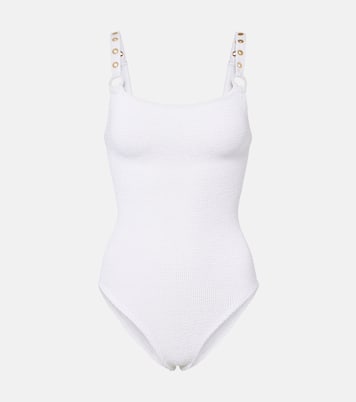 Melody embellished swimsuit | Hunza G