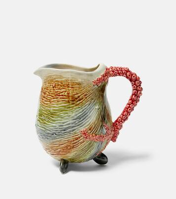 Oyster earthenware pitcher | Bordallo Pinheiro