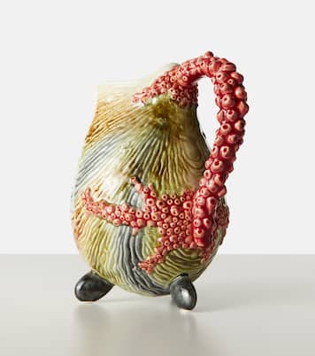 Oyster earthenware pitcher | Bordallo Pinheiro