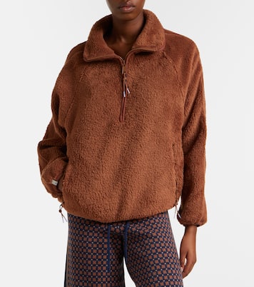 Harlow fleece half-zip sweatshirt | The Upside