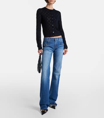 Cardigan GG aus Crêpe | Gucci