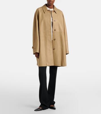 Amaya belted leather car coat | The Row