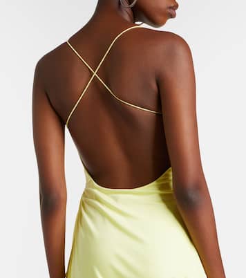 Medusa draped jersey gown | Versace