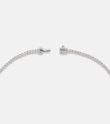 Y-Couture 18kt white gold pendant necklace with diamonds | Yeprem
