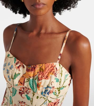 Fiora floral cotton midi dress | Ulla Johnson