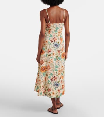 Fiora floral cotton midi dress | Ulla Johnson