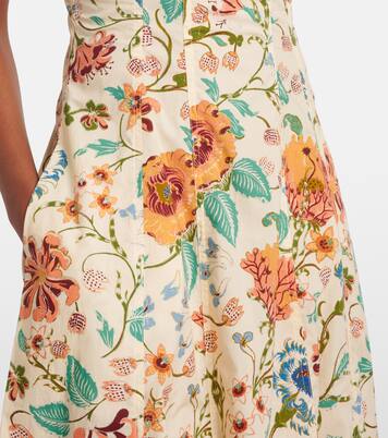 Fiora floral cotton midi dress | Ulla Johnson