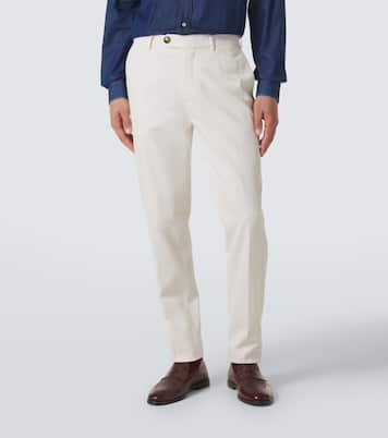 Cotton slim pants | Brunello Cucinelli