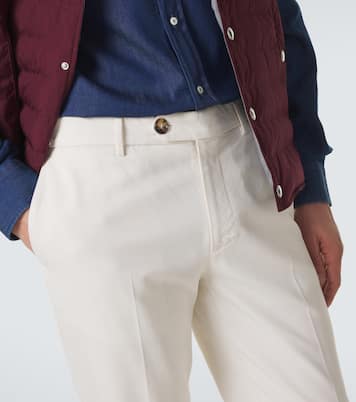 Cotton slim pants | Brunello Cucinelli