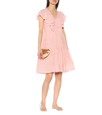 Robe Beaux en coton à broderies anglaises | Temperley London