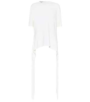 Fringed crêpe top | Stella McCartney