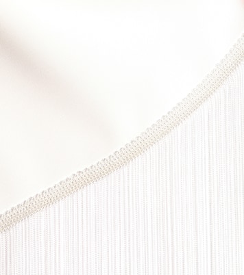Fringed crêpe top | Stella McCartney