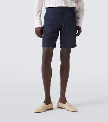 Norwich slim-fit linen shorts | Orlebar Brown