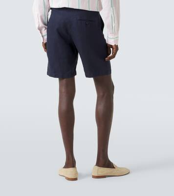 Norwich slim-fit linen shorts | Orlebar Brown