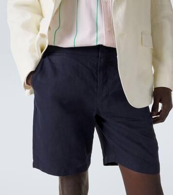 Norwich slim-fit linen shorts | Orlebar Brown