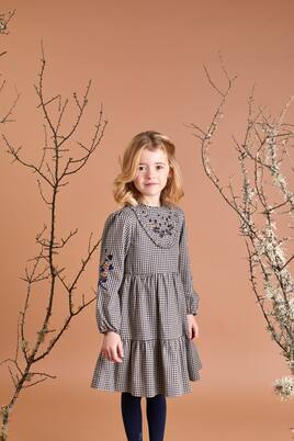 Robe en coton stretch vichy | Tartine et Chocolat