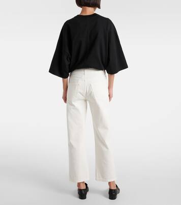 Jeans rectos Lesley de tiro medio | The Row