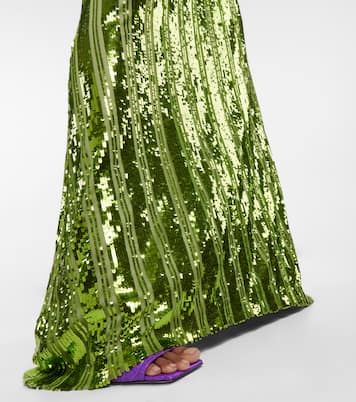 Robe longue Kate à sequins | Galvan