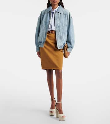 Jodie 145 platform leather sandals | Saint Laurent